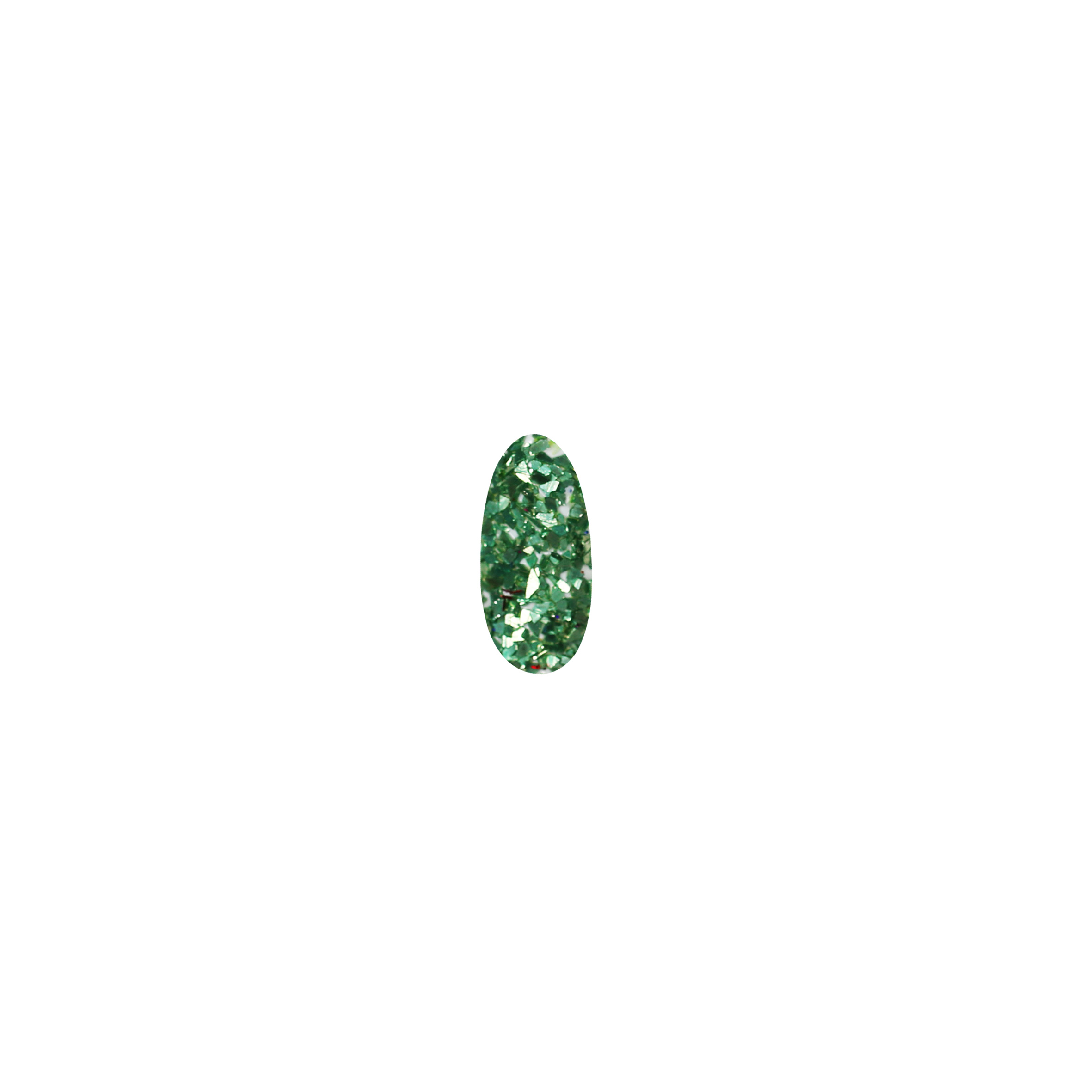 Ronney Pyłek do paznokci chrome zielony