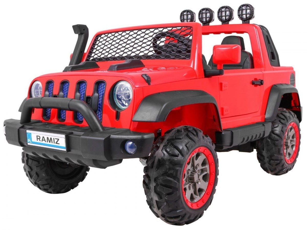 Pojazd AllRoad 4x4 czerwony Auto na akumulator dla dzieci Samochód elektryczny