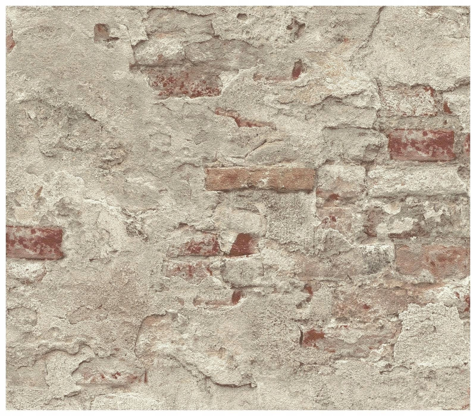 Tapeta cegła winylowa beton na ścianę flizelina TYNK 939323